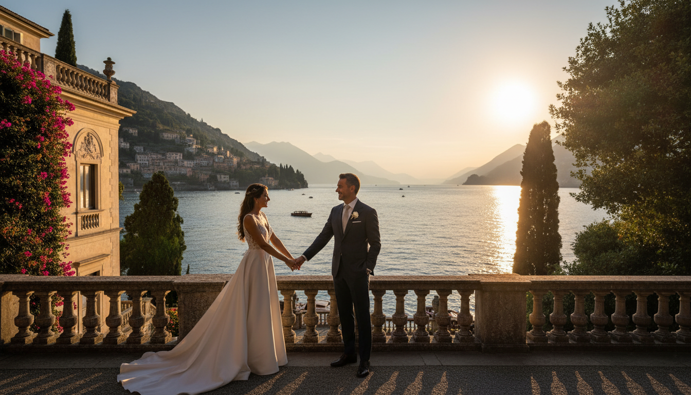 Hero image for Lake Como Celebrity Weddings: What You Can Learn from Clooney, Legend & Blunt
