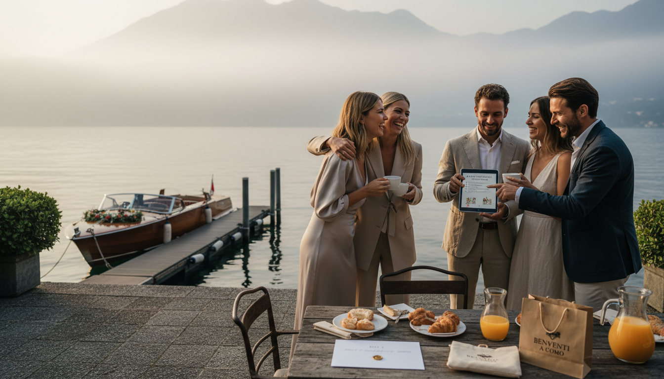 Hero image for Lake Como Wedding Weekend Itinerary: 4-Day Plan for Your Guests (2026)